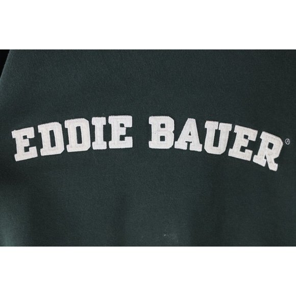 Vtg Eddie Bauer Mens Large Tall Faded Spell Out Block Letter Crewneck Sweatshirt - Picture 5 of 9